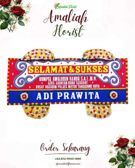 Papan Bunga Ucapan Selamat Sulangai